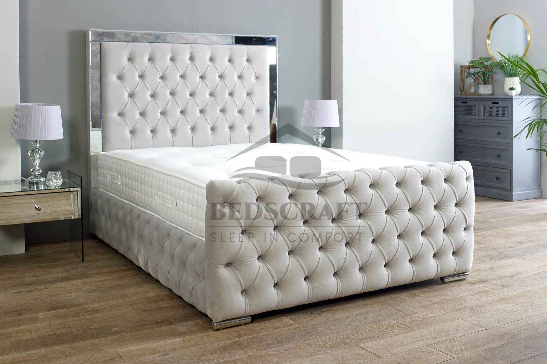 Chesterfield Mirror Bed