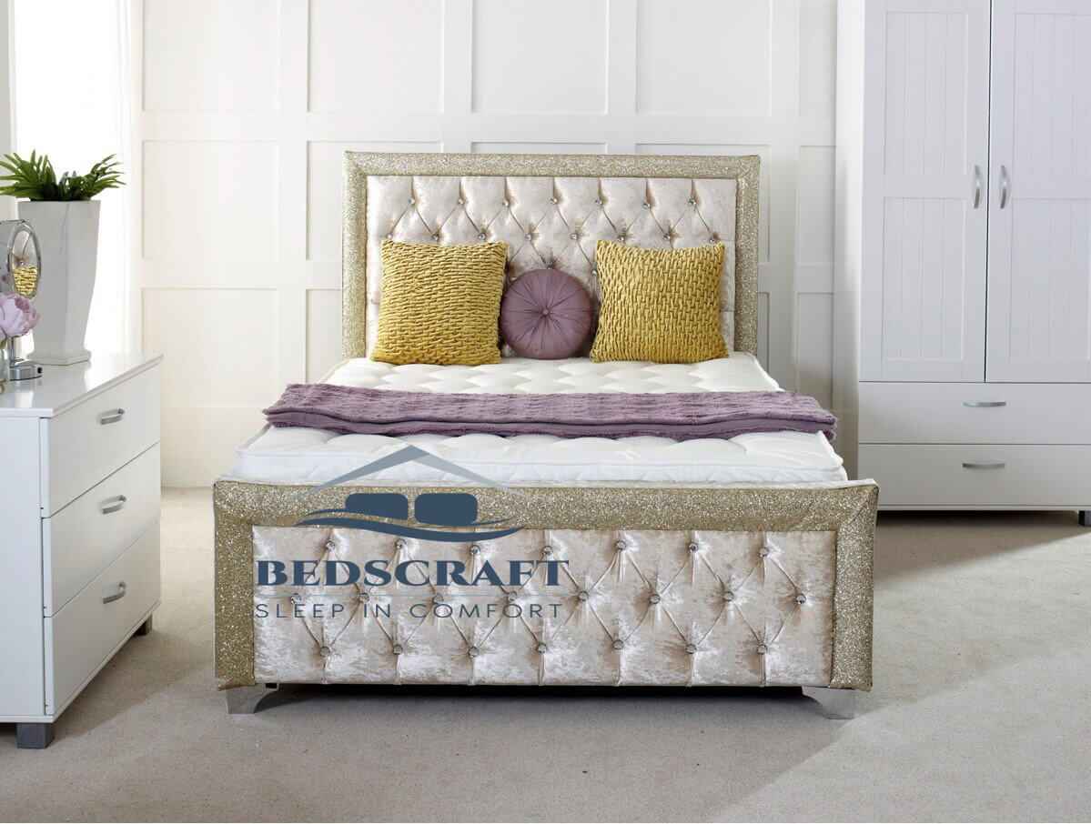 Glitter Fabric Bed