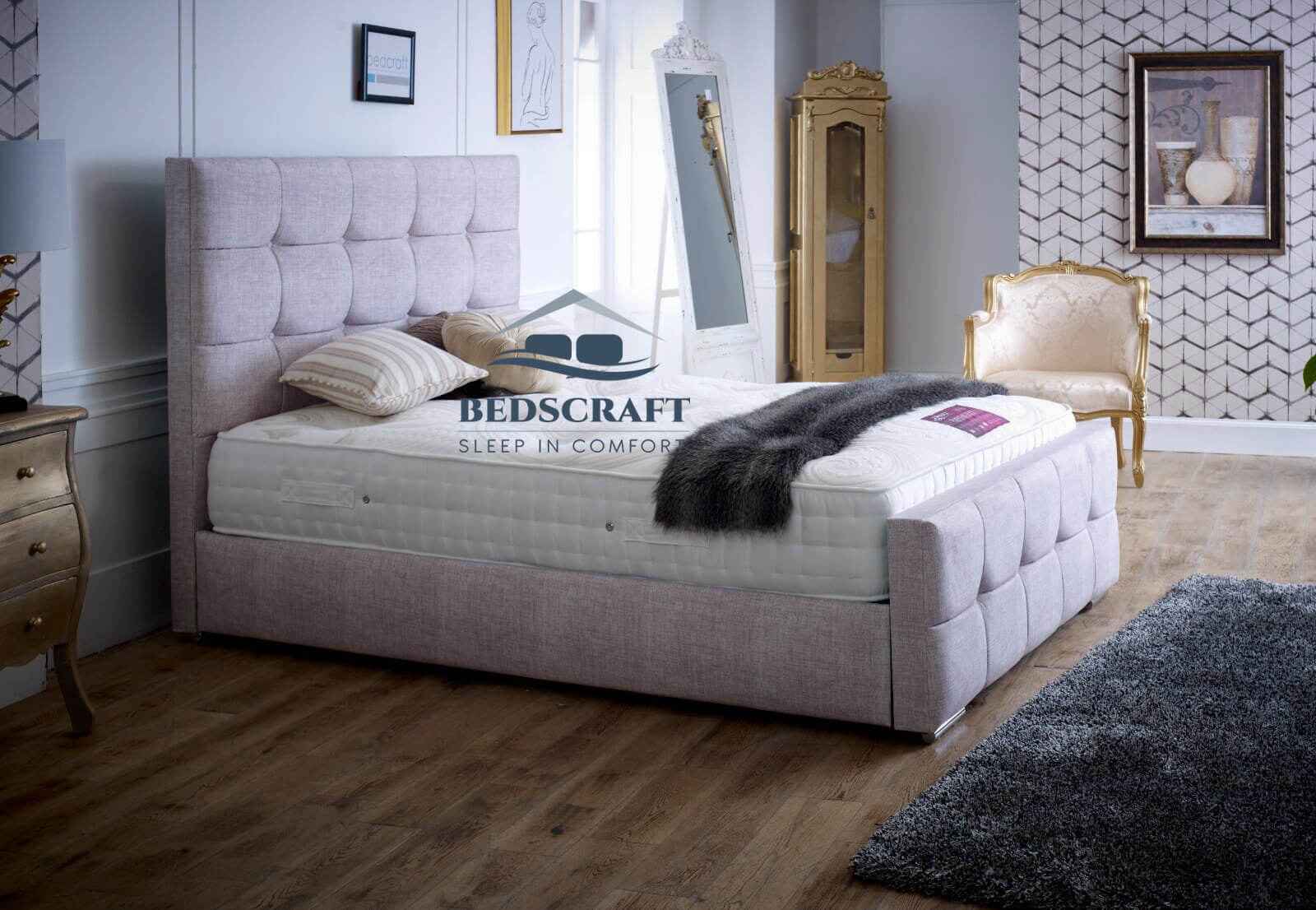 Panelled bed